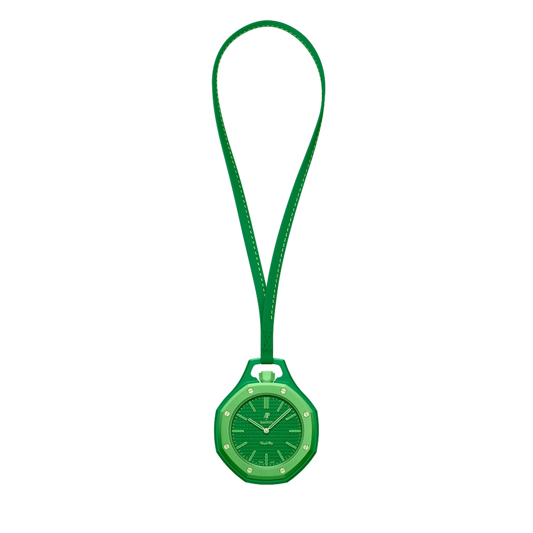 Swatch Royal Pop Green Eight — Pop Green pocket watch